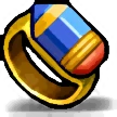 Blue Pencil Label Ring icon
